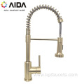 Stainless Steel Luxury Gold Kitchen Sink Faucet